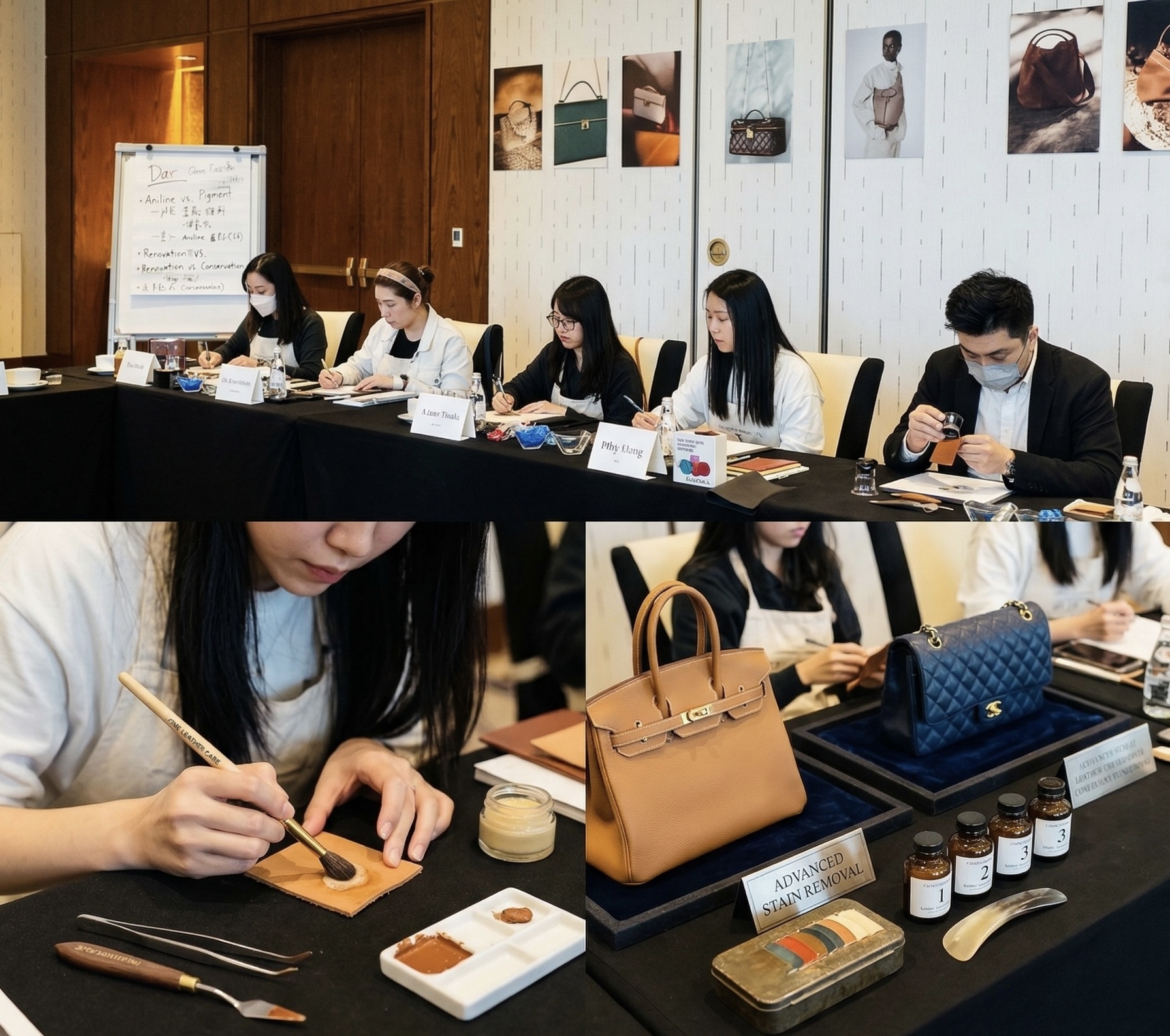 Corporate training - Leather Bag Care seminar
