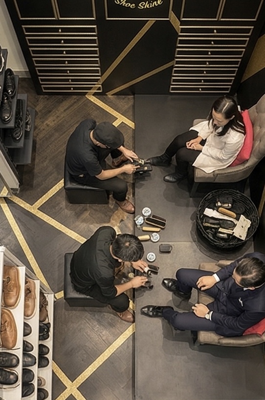 H&M VIP event- Shoe Shine Service