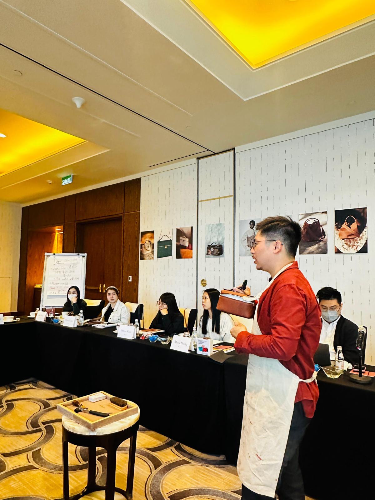 Corporate training - Leather Bag Care seminar