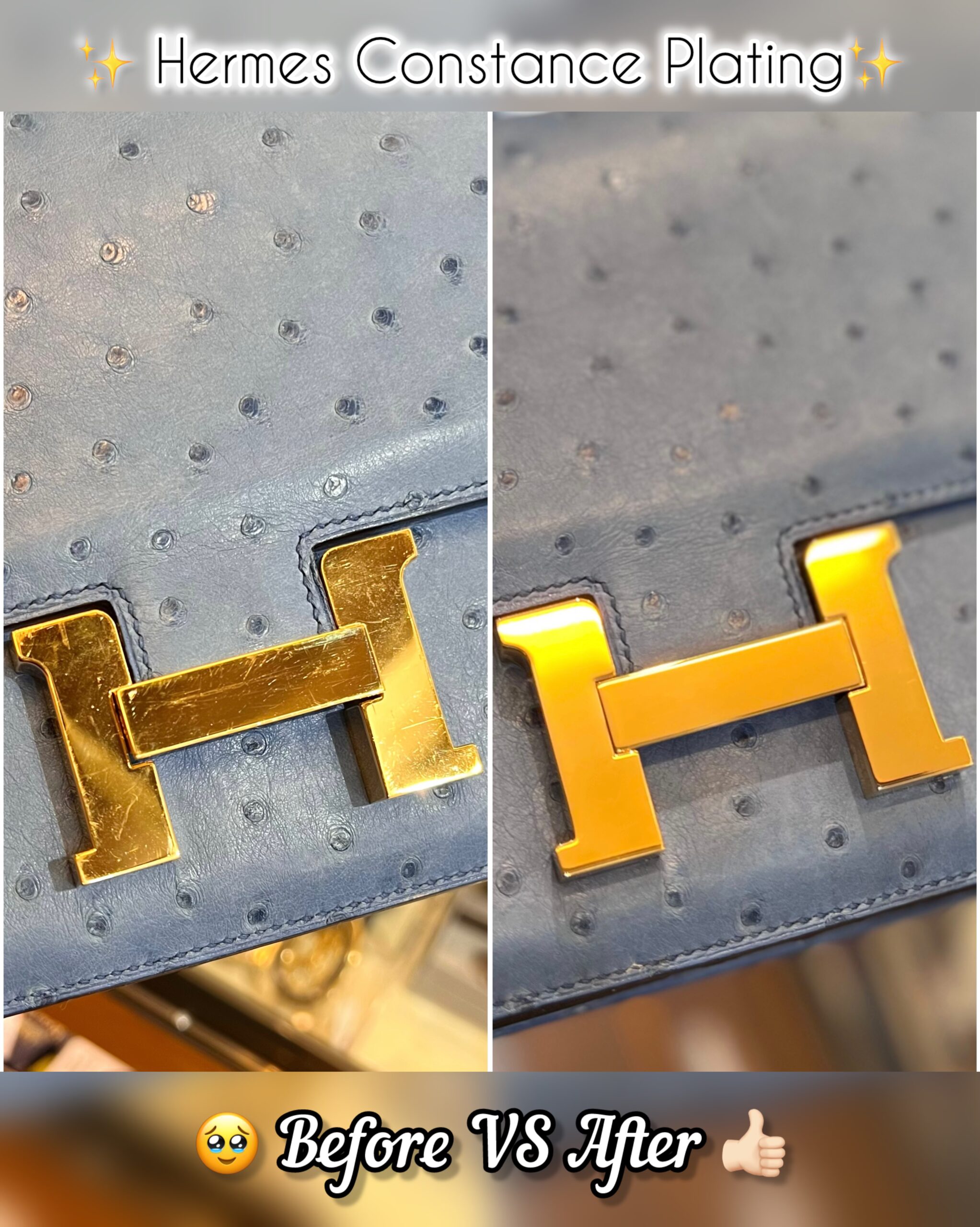 Hermes buckle repair
