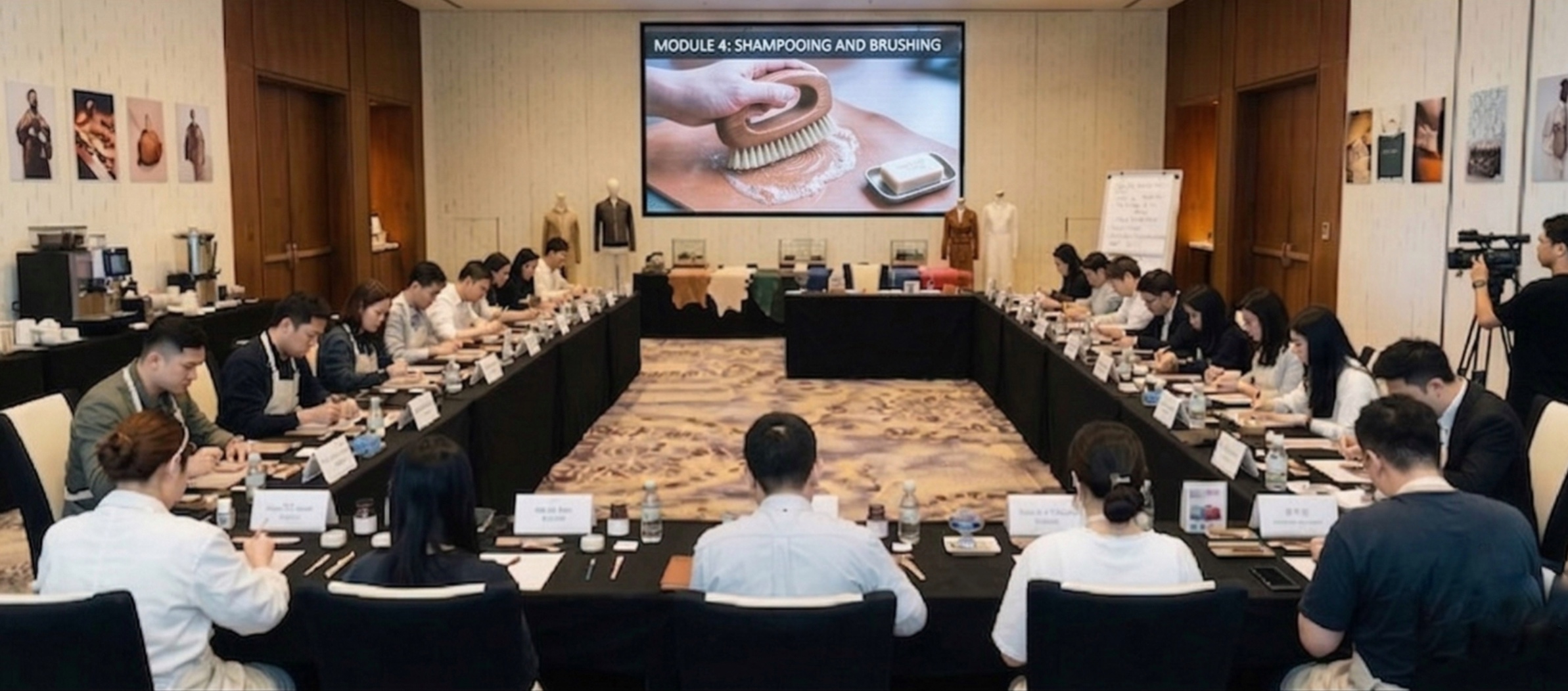 Corporate training - Leather Bag Care seminar